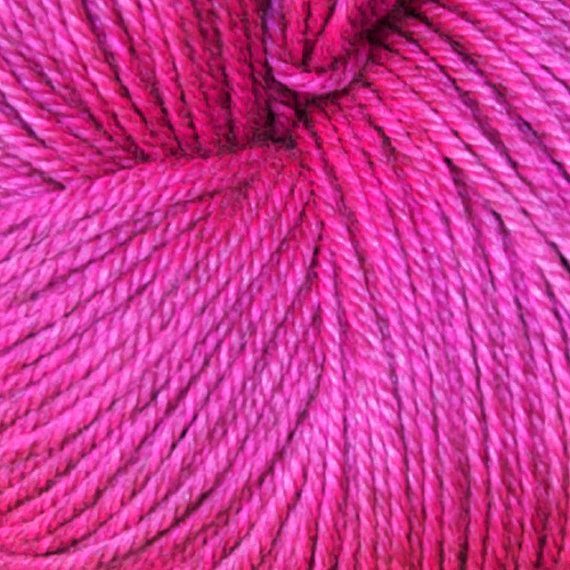NEW! BEYUL - sw Merino/ Baby Yak / Silk fingering ...'Electric Amaranth' - heathered vibrant pink by Kettle yarn Co.