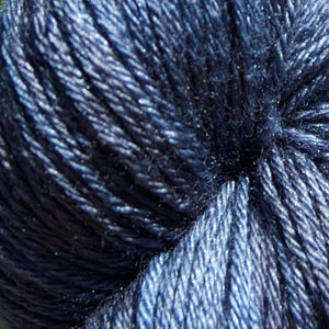ISLINGTON - sw BFL / Silk fingering ...'L'heure Bleue' navy / indigo by Kettle Yarn Co.