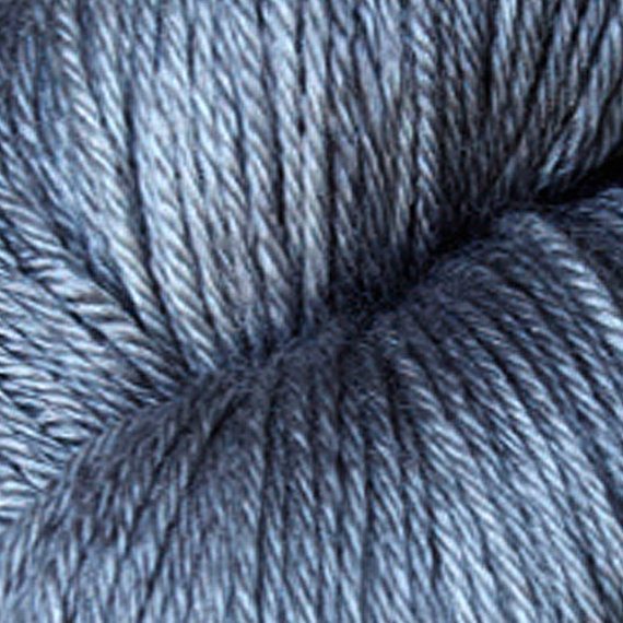 ISLINGTON - sw BFL / Silk fingering ...'Old Smoke' dark grey by Kettle Yarn Co.