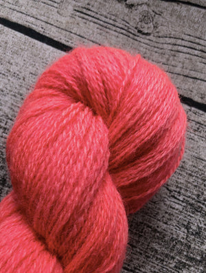 NORTHIAM fingering - coral - limited edition & hand dyed