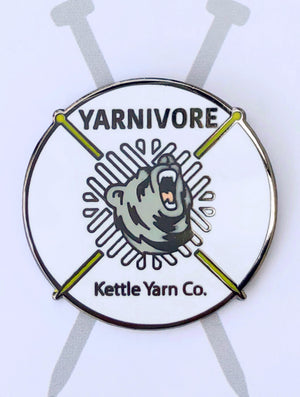 Kettle Yarn Co. Enamel Pin - Yarnivore