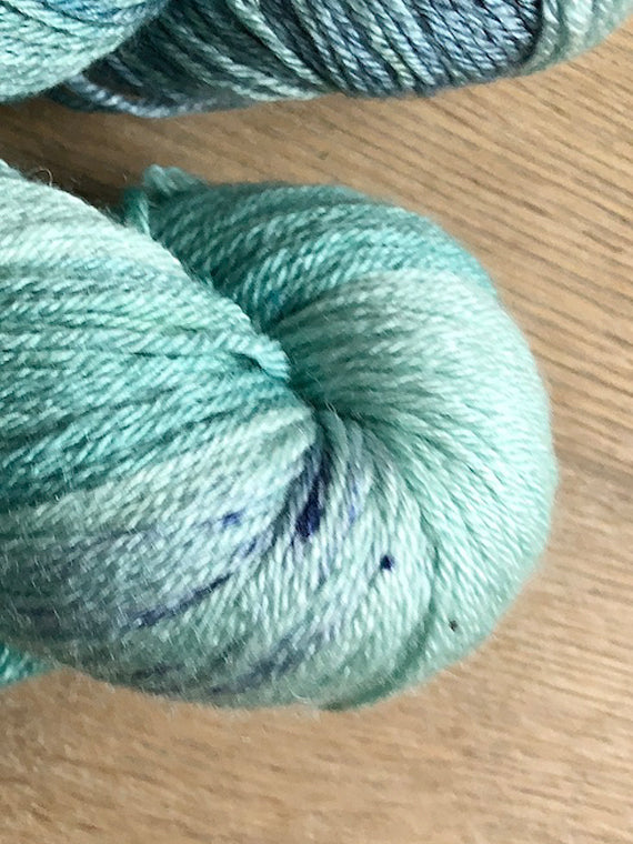 Islington blue speckles - one of a kind skeins