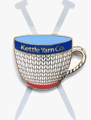 Kettle Yarn Co. Enamel Pin - Cuppa